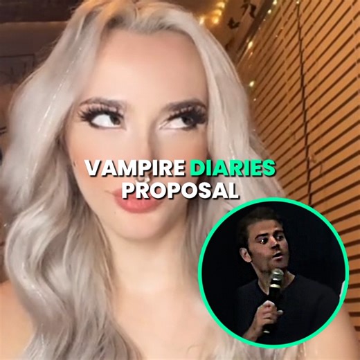 She proposed to a Vampire Diaries star… | IGV