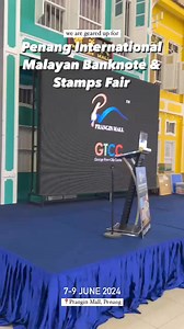 We are gearing up for tomorrow! See you at the Penang International Malayan Banknote & Stamps Fair, from the 7th to 9th June, exclusively at Prangin Mall Penang! See you there! | Prangin Mall