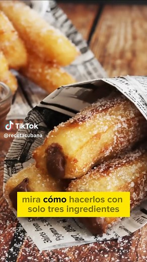 21K views · 372 reactions | Aprende a hacer estos #ChurrosCaseros crujientes al estilo cubano y con solo tres ingredientes.  #ComidaCubana #postredelicioso ‍ RecetaCubana | COMIDA CUBANA | Facebook