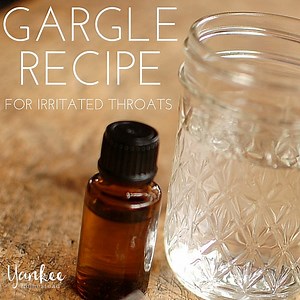 Essential Oil Gargle Recipe for Irritated Throats