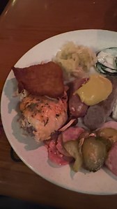 Biergarten Restaurant in #EPCOT was actually really good. | Unlocking The Magic