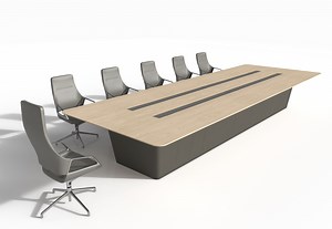 [Hot Item] Office Furniture Modern Wood Modular Office Board Meeting Conference Room Table
