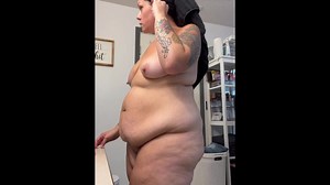 BBW step mom MILF cum watch me get ready for bed after a hot shower