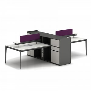 [Hot Item] 4 Person Office Cubicle Office Workstation Cubicle Acoustic Workstation