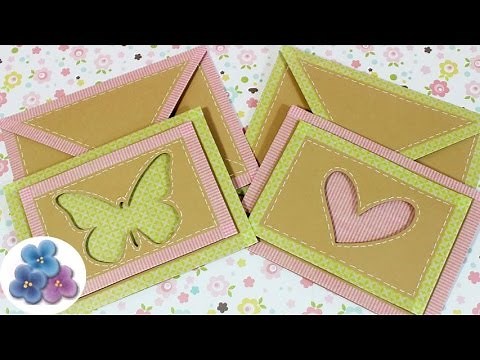 How to make Washi Tape Cards EASY!! Beautiful GREETING CARDS Birthday DIY Papercrafts Kawaii Mathie
