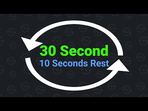 30 Second Interval Timer with 10 Seconds Rest