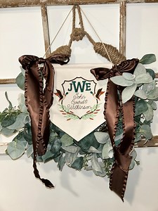 Embroidered Baby Banner - Etsy Australia