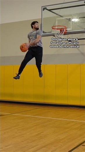 Only person above 6 foot with an officially tested 50 inch vertical