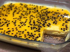 A melhor sobremesa de Maracujá! | Vídeos Mara