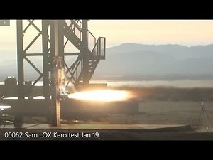Sam Austin LOX Kero motor test at FAR January 19, 2019