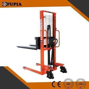 [Hot Item] Mini Fork Lift Hand Stacker 2000 Kgs Hydraulic Forklift