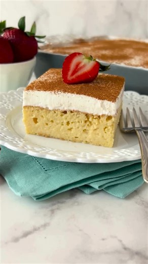 Cinco de Mayo in just a few days and this Tres Leches Cake is ready to steal the spotlight. 🇲🇽✨ A beloved dessert throughout Latin America, Tres Leches Cake (literally “three milks cake”) is everything you want in a celebration treat—light, spongy, and soaked in a dreamy blend of evaporated milk, sweetened condensed milk, and heavy cream. This from-scratch version is topped with fluffy whipped cream and a dusting of cinnamon, making it the perfect make-ahead dessert for your Cinco de Mayo gath
