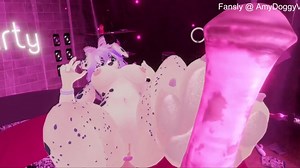 Furry Girl Gives A Paw Job