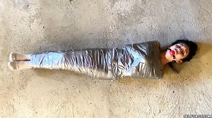 Angry and Gagged - Barby Trapped in a Duct Tape Mummification Fantasy (wmv) | Clips4sale