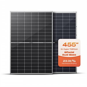 [Hot Item] High-Efficiency 430W 455W Transparent Mono Crystalline Solar Panels