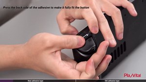 PlayVital LR Increaser Shoulder Buttons Trigger Enhancement Set for Steam Deck, L1R1L2R2 Extender for Steam Deck LCD/OLED - Black