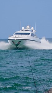 Mangusta 108. Possibly the longest yacht to go by the Haulover Inlet. | Joseph Levy