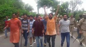 22K views · 246 shares | Jammu:Yesterday Bajrang Dal Strong protest In jammu | Save jammu | Facebook