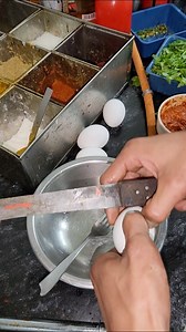 China chef Making Volcano Egg Bhurji 🥵🔥😱 | Desi foodie