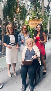 #backtobusiness @frescobyscotto ! Just a little @scottosisters stretch before dinner is served! #italianfood #midtown #manhattan #nyc#nycfood #outdoordining #seeyouinseptember | Rosanna Scotto Fox 5