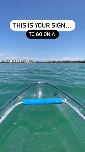 If you’re seeing this STOP what you’re doing and plan your Clear Kayak Adventure at Shell Key Preserve… Adventure is calling! 🚣 | Get Up And Go Kayaking