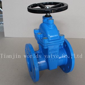 [Hot Item] Cast Ductile Iron Bevel Gear Rubber Gate Valve