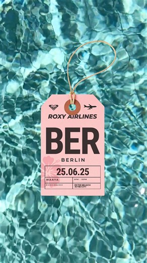 Bags packed. Berlin bound. ROXY Pool Club touches down tomorrow! Who’s ready? | Roxy