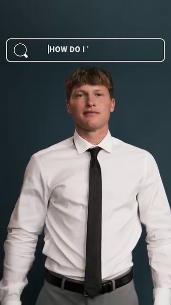 1K views · 24 reactions | The easiest way to tie a tie #Howto #Tie #Workwearstyle | Men's Wearhouse | Facebook