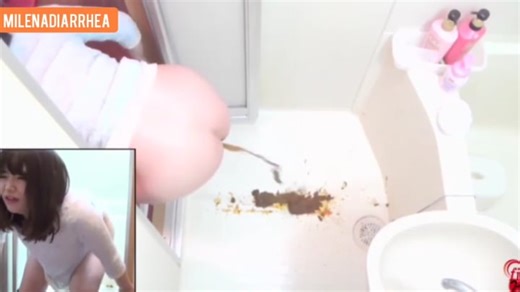 Girls japanese with diarrhea