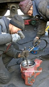 382K views · 3.2K reactions | Mercedes Balance Seat Replacement and Axle Bore Repair #MercedesRepair #BalanceSeat #AxleBoreFix #AutoMaintenance #HeavyMachinery | Mechanic Steve | Facebook