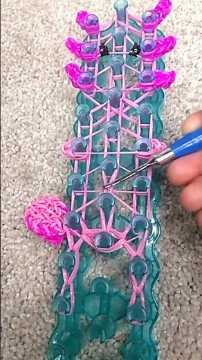 part 2 of making a rainbow loom axolotl!#axolotl#rainbowloom