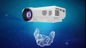 Upgraded 7500Lumens Mini Projector, 1080P Full HD Supported Portable Home Video Projector, Outdoor Movie Projector Compatible with TV Stick HDMI VGA USB TF AV, for Home Theater & Outdoor Movies