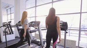 Woman Her Trainer Walk Together On Stock Footage Video (100% Royalty-free) 18278062 | Shutterstock