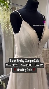 10 comments | BLACK FRIDAY SAMPLE SALE  ️ Friday 24th November  10am - 4pm  ONE DAY ONLY  Wedding Dresses from £95  Message to book your appointment today | Carol's Bridal | Facebook