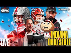LIVE 🚨 No. 5 Indiana - No. 2 Ohio State | Can the Hoosiers go 11-0? | Countdown to Gameday 🏈
