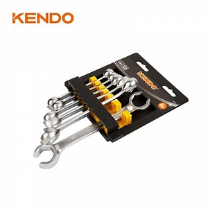 [Hot Item] Kendo CRV 6PC Strong Bending Resistance Flare Nut Spanner Set
