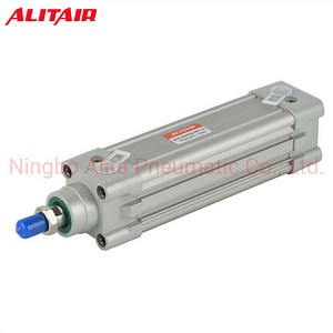 [Hot Item] DNC Bore 32/40/50/63/80/100mm Stroke 75 100150/200/300/400/500 Pneumatic Piston Actuator Rod Dual Action Aluminium Air Cylinder