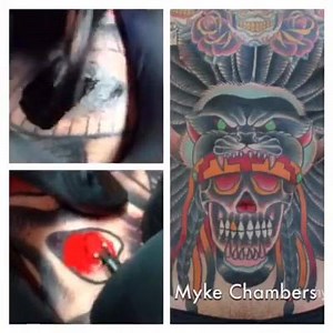 Nipple and belly button tattoo by Myke Chambers Seven Swords Tattoo Philadelphia- USA | Myke Chambers