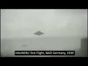 NAZI UFO Haunebu - Test Flight, Nazi Germany 1939.