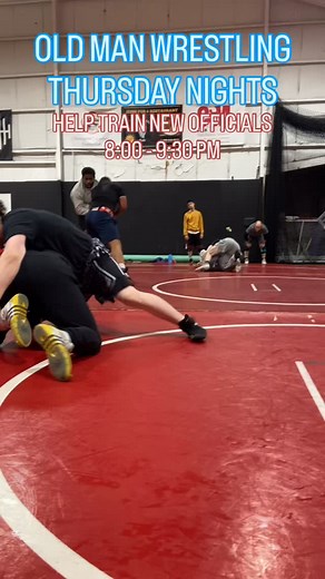 Free Wrestling for Old Men! We need partners to help train new officials with scoring, rules and positioning. Help the sport by having fun, getting back on the mat and getting in a good workout! . #wrestling #oldmanwrestling #kwk #takedown #training #officials | Old Man Wrestling