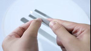 4 Pcs Metal Nail File Diamond Nail Files Stainless Steel Nail File Kit Double Side Fingernail Toenail Files for Salon Home Travel Use(5.9Inch)