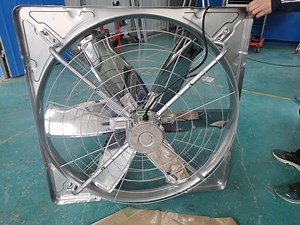 [Hot Item] CE Cow House Hanging Ceiling Cooling Fan Galvanized Farm Barn Animal Husbandry Multifan Dairy Fan