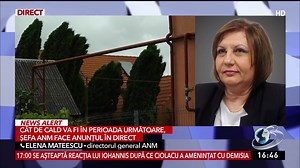 Elena Mateescu, directorul ANM, a anunţat cum va fi vremea în România în perioada următoare. Prognoza meteo actualizată | Sinteza Zilei Oficial
