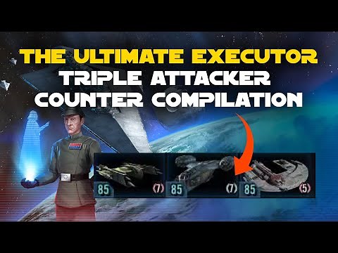 Triple Attacker Executor Counter - Negotiator, Executrix, Profundity & Leviathan | SWGOH