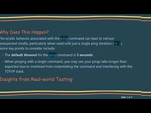 Understanding the Minimum Value for Ping -w Timeout in Windows Batch Files