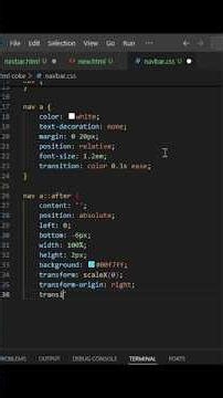 NAV-BAR with html and css only... stylish #coding #programming #webdevelopment