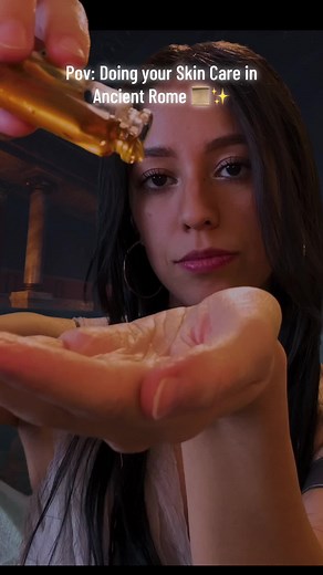 Skin Care ASMR Experience in Ancient Rome