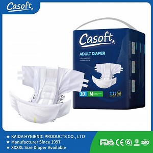 [Hot Item] Free Samples Unisex Incontinence Protection with Tabs Adult Briefs Adjustable Refastenable Tapes Incontinence Underwear with Maximum Absorbency