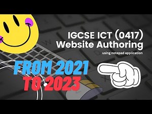 Website using notepad from paper 2021 to paper 2023 #IGCSE #ICT #0417 #notepad #website #css #html