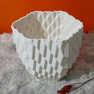 [Hot Item] Abstract Art Design 3D Ceramic Printed Vase Living Room Home Vase